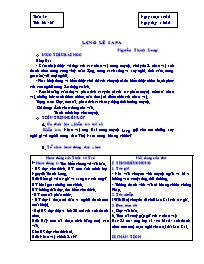 Giáo án môn học Ngữ văn 9 - Tiết 66, 67: Lặng lẽ Sapa (Nguyễn Thành Long)