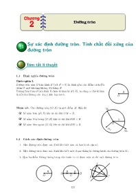 Bài tập Hình học Lớp 9 - Các dạng bài tập Đường tròn