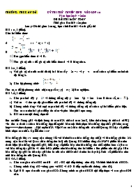 Bộ Đề thi thử vào Lớp 10 môn Toán (Có đáp án)