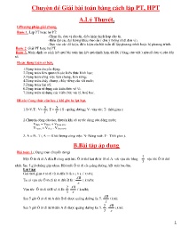 Đề cương ôn tập Toán Lớp 9 - Giải toán bằng cách lập phương trình, hệ phương trình