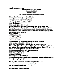 Đề thi thử vào Lớp 10 môn Toán (Có đáp án) - 