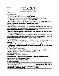 Giáo án Đại số Lớp 9 (CV5512) - Chương 4 - Tiết 46: Hàm số y = ax² (a # 0)
