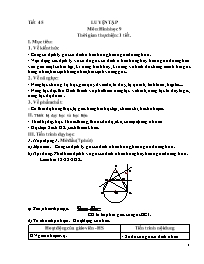 Giáo án Hình học Lớp 9 (CV5512) - Chương 3 - 