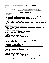 Giáo án Hình học Lớp 9 (CV5512) - Chương II