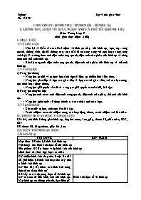 Giáo án Hình học Lớp 9 (CV5512) - Chương IV