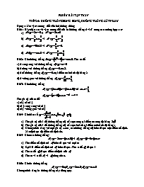 Phiếu bài tập môn Đại số 9 - Tuần 12, Tiết 24: Đường thẳng song song, đường thẳng cắt nhau (Có đáp án)