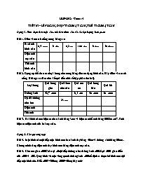 Phiếu bài tập môn Hình học Lớp 9 - Tiết 63: Hình cầu. Diện tích mặt cầu. Thể tích mặt cầu (Có đáp án)