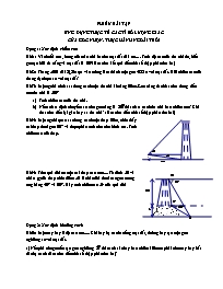 Phiếu bài tập số 5 môn Hình học Lớp 9 - Tiết 13: Ứng dụng thực tế các tỉ số lượng giác của góc nhọn. Thực hành ngoài trời (Có đáp án)