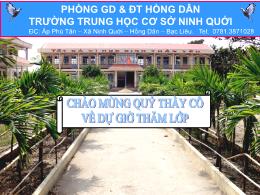 Bài giảng Địa lí 9 - Bài 23: Vùng Bắc Trung B