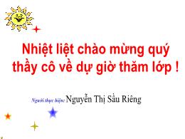 Bài giảng Địa lí 9 - Bài 38: Phát triển tổng 