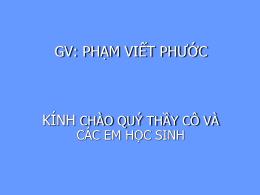 Bài giảng Giáo dục thể chất 9 - Tuần 8, Tiết