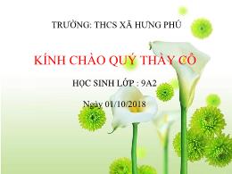 Bài giảng Sinh học 9 - Tiết 15, Bài 15: ADN -