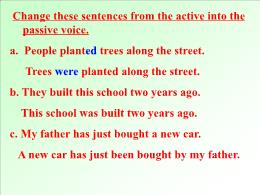 Bài giảng Tiếng Anh Lớp 9 - Unit 3: A trip to