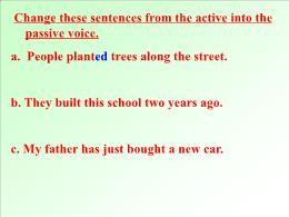 Bài giảng Tiếng Anh Lớp 9 - Unit 3: A trip to