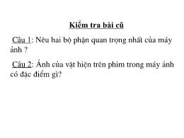 Bài giảng Vật lí 9 - Bài 48: Mắt