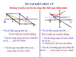 Bài giảng Vật lí 9 - Bài 51: Bài tập Quang hì