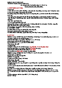 Đề cương ôn tập Hóa học 9 - Tuần 22 - Trường 