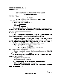 Đề cương ôn tập học kì I Toán 9 - Năm học 202