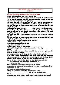 Đề cương ôn tập vào 10 môn Ngữ văn