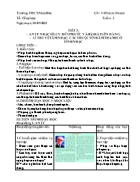 Giáo án Âm nhạc 9 - Tuần 3, Tiết 3: Âm nhạc t