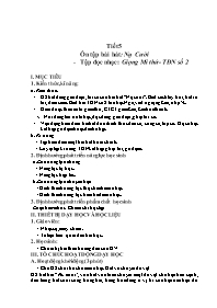 Giáo án Âm nhạc 9 - Tuần 3, Tiết 5: Ôn tập bà