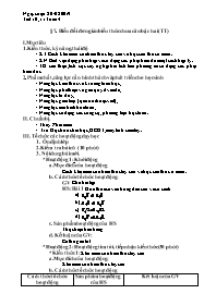Giáo án Đại số 9 - Tiết 10+11, Bài 7: Biến đổ