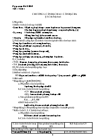 Giáo án Đại số 9 - Tuần 1 - Năm học 2019-2020