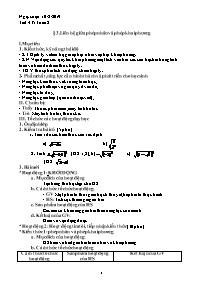 Giáo án Đại số 9 - Tuần 2 - Năm học 2019-2020