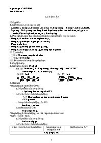 Giáo án Đại số 9 - Tuần 3 - Năm học 2019-2020