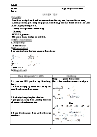Giáo án Đại số 9 - Tuần 6 - Năm học 2021-2022