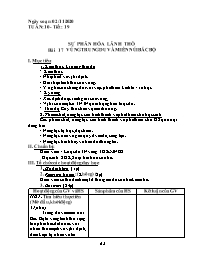 Giáo án Địa lí 9 - Tiết 19, Bài 17: Vùng Trun