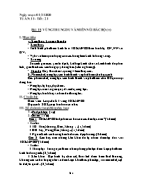 Giáo án Địa lí 9 - Tuần 11 - Năm học 2020-202