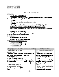 Giáo án Địa lí 9 - Tuần 15: Ôn tập cuối học k