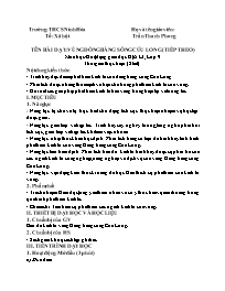 Giáo án Địa lí 9 - Tuần 24, Bài: Vùng đồng bằ