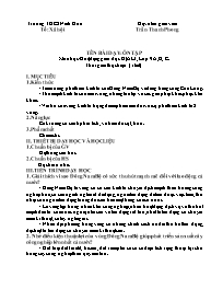 Giáo án Địa lí 9 - Tuần 25, Bài: Ôn tập - Trầ