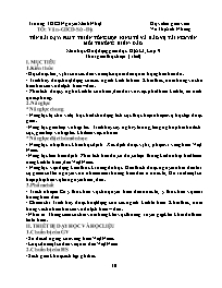 Giáo án Địa lí 9 - Tuần 25, Bài: Phát triển t