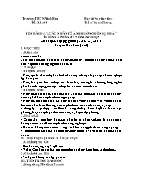 Giáo án Địa lí 9 - Tuần 4 - Trần Thanh Phong