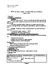 Giáo án Địa lí 9 - Tuần 5 - Năm học 2020-2021