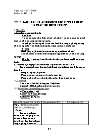 Giáo án Địa lí 9 - Tuần 6, Bài 11: Các nhân t
