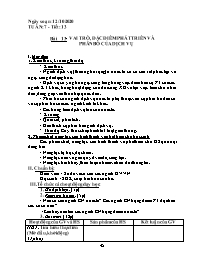 Giáo án Địa lí 9 - Tuần 7, Bài 13: Vai trò, đ