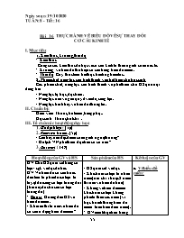 Giáo án Địa lí 9 - Tuần 8, Bài 16: Thực hành 