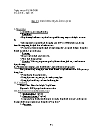 Giáo án Địa lí 9 - Tuần 8 - Năm học 2020-2021