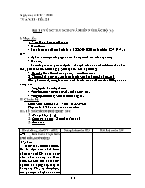 Giáo án Địa lí Lớp 9 - Tuần 11 - Năm học 2020