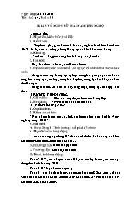 Giáo án Địa lí Lớp 9 - Tuần 14 - Năm học 2019