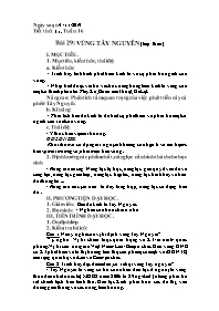 Giáo án Địa lí Lớp 9 - Tuần 16 - Năm học 2019