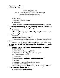 Giáo án Địa lí Lớp 9 - Tuần 21 - Năm học 2019