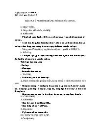 Giáo án Địa lí Lớp 9 - Tuần 22 - Năm học 2019