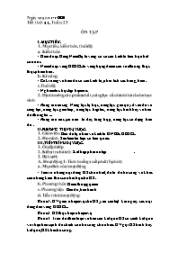 Giáo án Địa lí Lớp 9 - Tuần 25 - Năm học 2019-2020