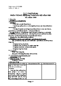 Giáo án Địa lí Lớp 9 - Tuần 3 - Năm học 2020-