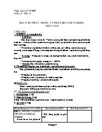 Giáo án Địa lí Lớp 9 - Tuần 5 - Năm học 2020-
